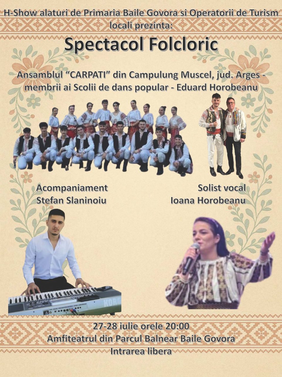 Afis eveniment 27-28 iulie 2025