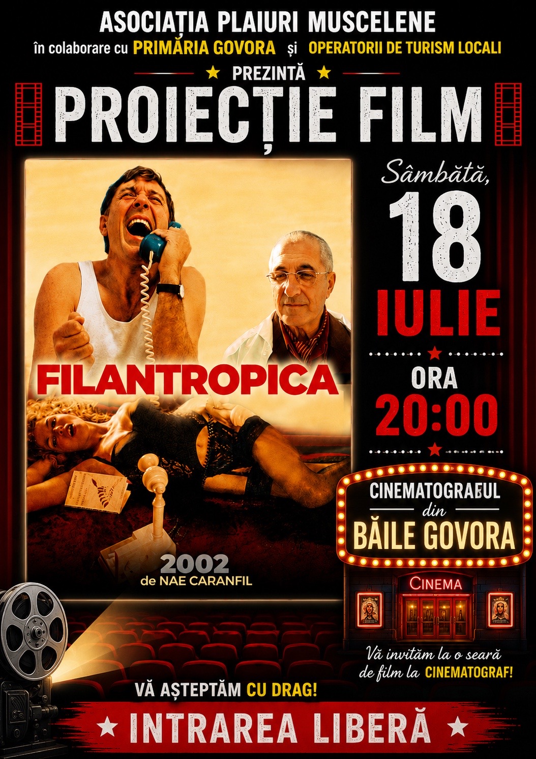 Afis film Filantropica