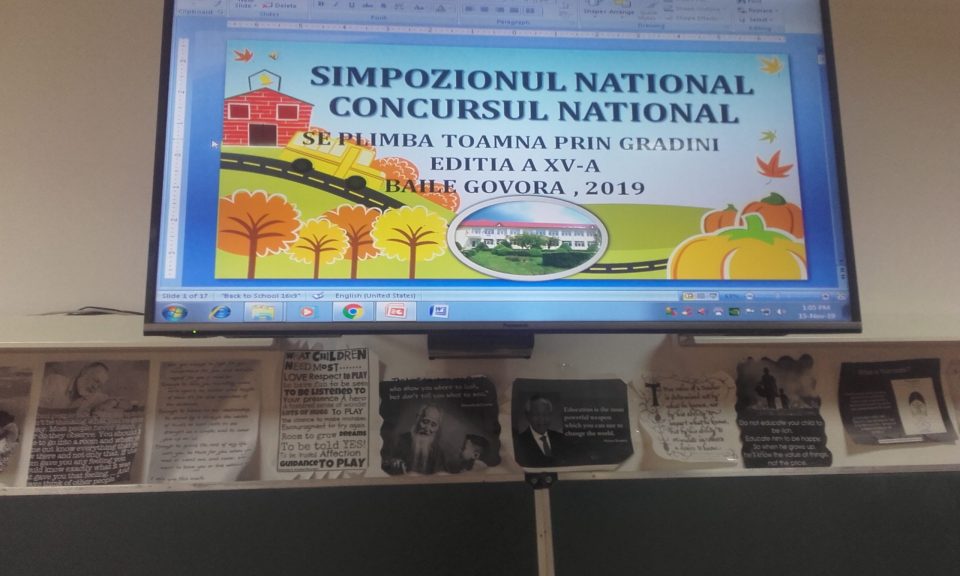 Galeria foto: Simpozion și Concurs Național Se plimbă toamna prin grădini, 2019