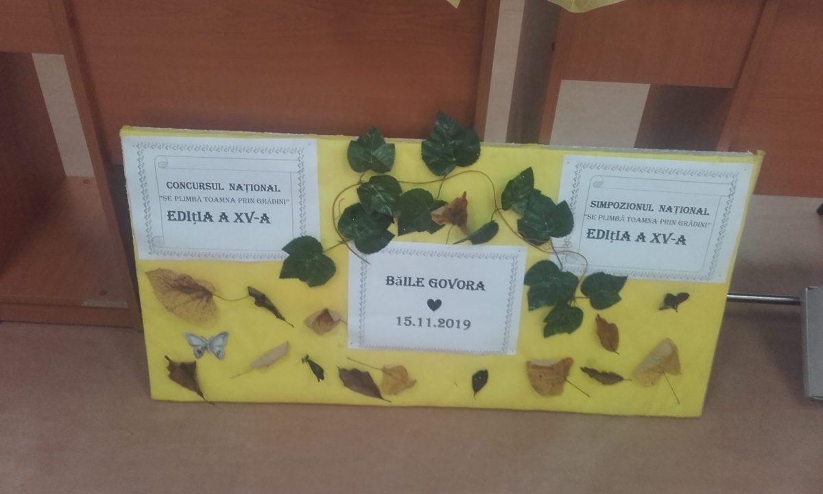 Simpozion și Concurs Național Se plimbă toamna prin grădini, 2019 – fotografia 3