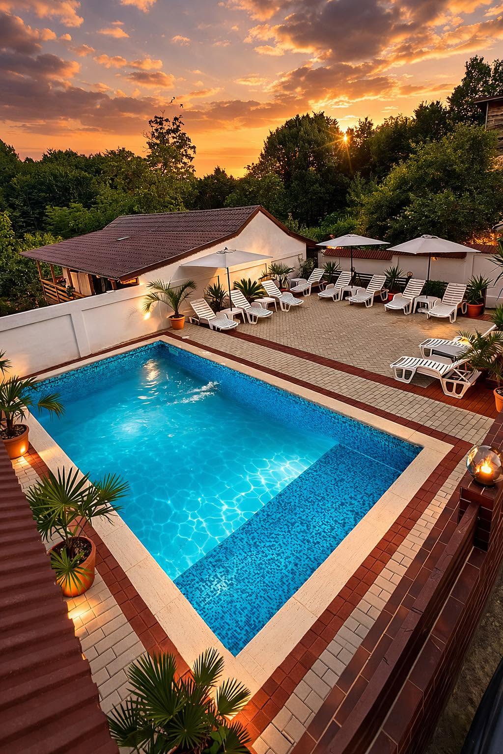 Piscină exterioară Vila Perla Govorei